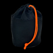 Atlas46 Fastener Cinch Pouch, Rotating Quick Release, Black/Orange A46-10-00018-1193-00