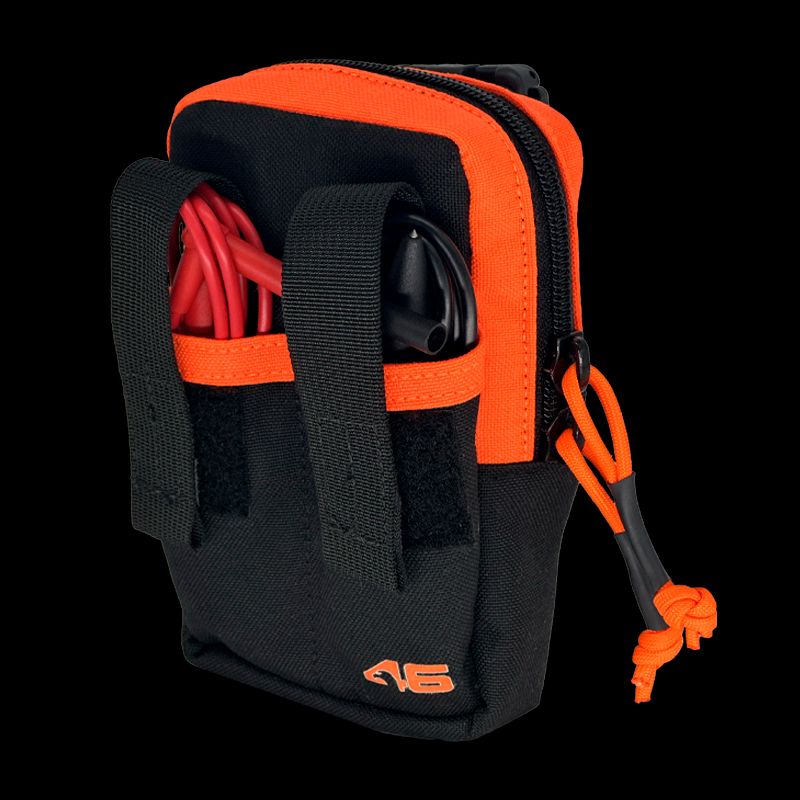 Atlas46 AIMS Multimeter Pouch, Rotating Quick Release, Black/Orange A46-10-00019-1193-00