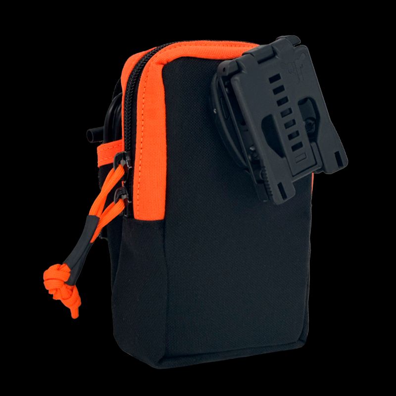 Atlas46 AIMS Multimeter Pouch, Rotating Quick Release, Black/Orange A46-10-00019-1193-00