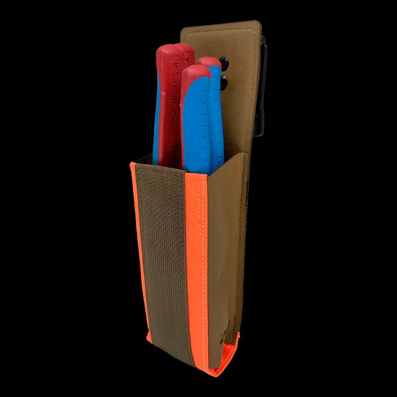 Atlas46 AIMS 326 Multi Purpose Tool Pouch, Rotating Quick Release, Coyote/Orange A46-10-00021-9178-00