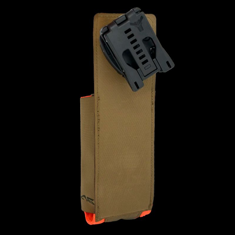 Atlas46 AIMS 326 Multi Purpose Tool Pouch, Rotating Quick Release, Coyote/Orange A46-10-00021-9178-00