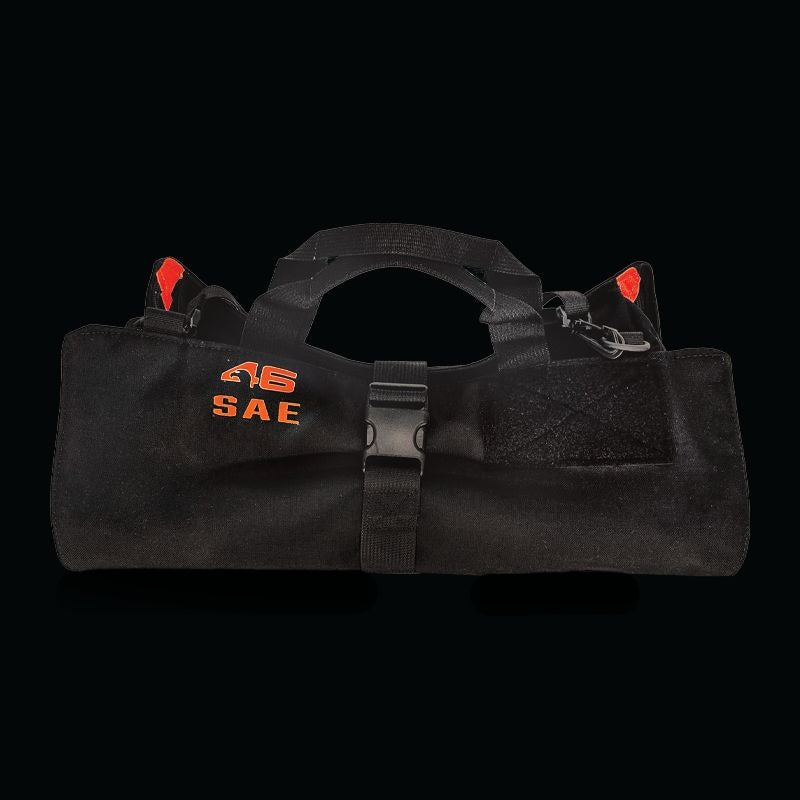 Atlas46 Yorktown Tool Roll 25, Imperial, Black/Orange A46-11-00001-1193-00