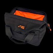 Atlas46 Wide Mouth Tool Tote, Hi Viz Interior, Black/Orange A46-11-00002-1193-00