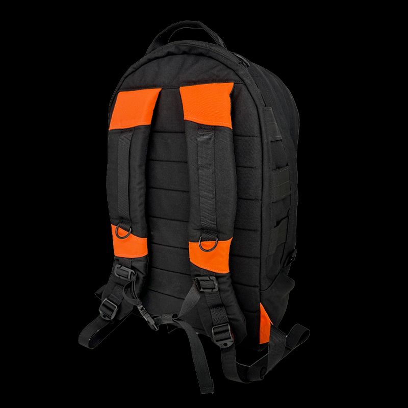 Atlas46 Prescott Tool Backpack, Standard, Black/Orange A46-11-00004-1193-00