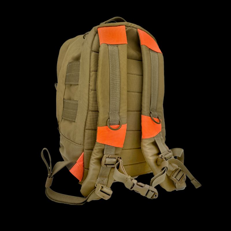 Atlas46 Prescott Tool Backpack, Compact, Coyote/Orange A46-11-00005-1178-00