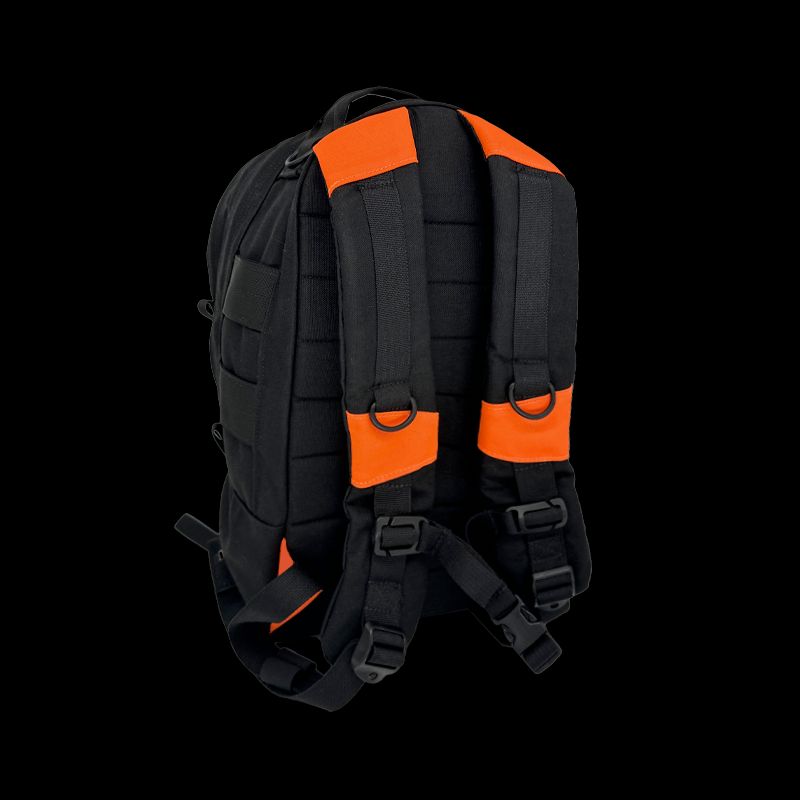 Atlas46 Prescott Tool Backpack, Compact, Black/Orange A46-11-00005-1193-00