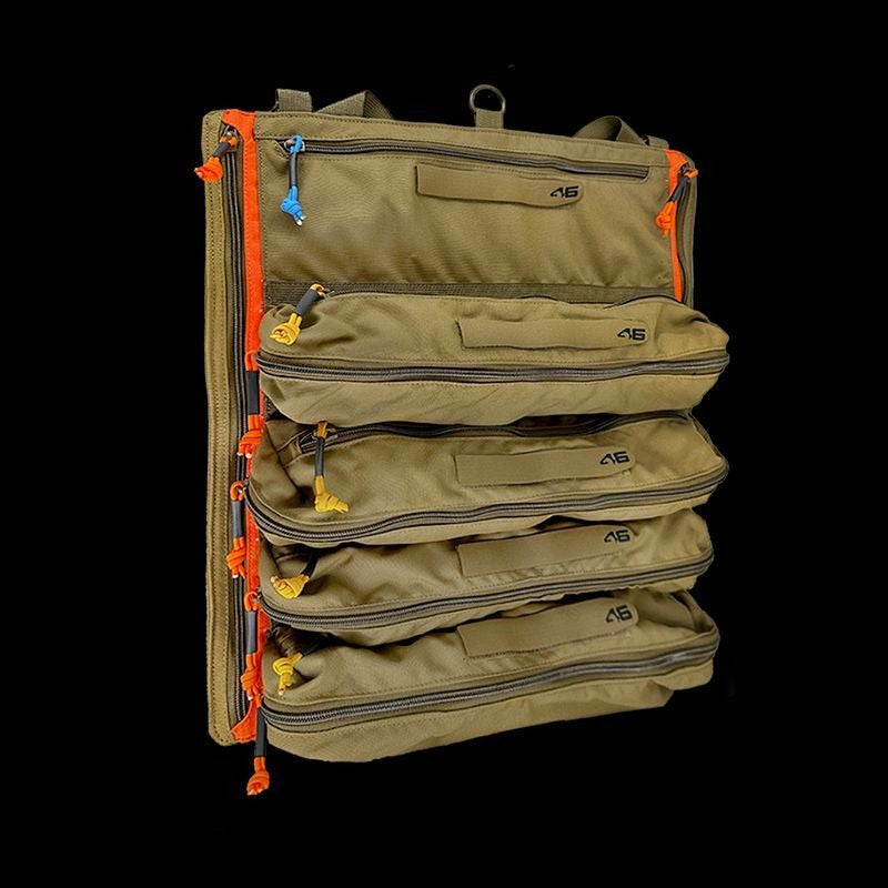 Atlas46 Yorktown Tool Roll 25, Metric, Coyote/Orange A46-11-00010-1178-00
