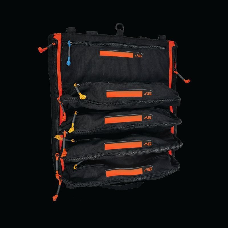 Atlas46 Yorktown Tool Roll 25, Metric, Black/Orange A46-11-00010-1193-00