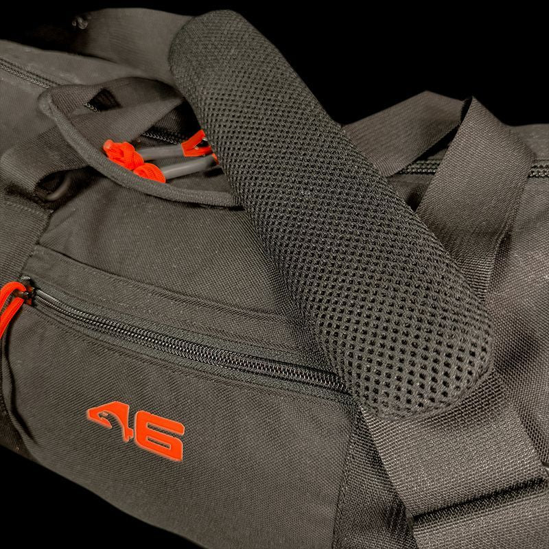 Atlas46 1000D Cordura Duffel Bag, Black/Orange A46-11-00071-1193-00