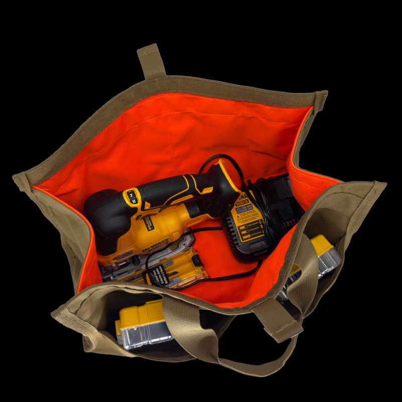 Atlas46 Quick Tool Bag with Removable Kneeling Pad, Coyote/Orange A46-11-00077-1178-00