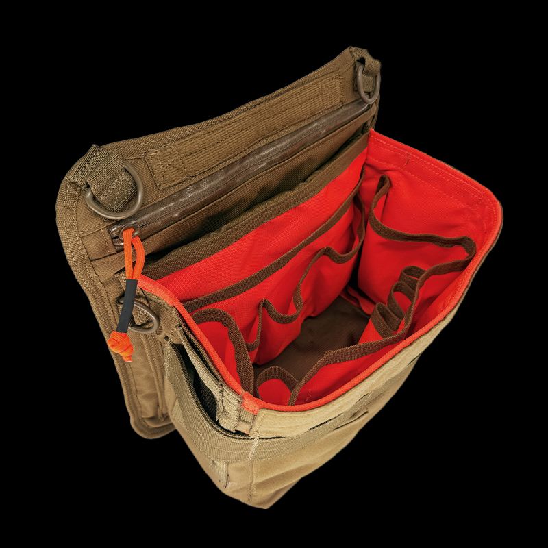 Atlas46 Benjamin Electrician Technician Bag V2, Coyote/Orange A46-11-00080-1178-00