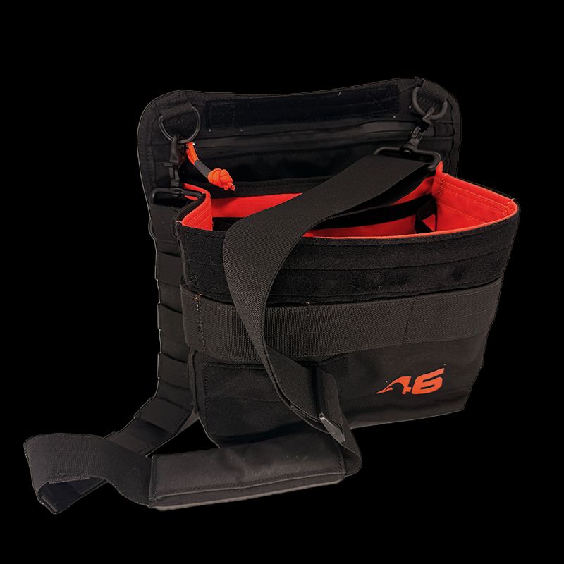 Atlas46 Benjamin Electrician Technician Bag V2, Black/Orange A46-11-00080-1193-00