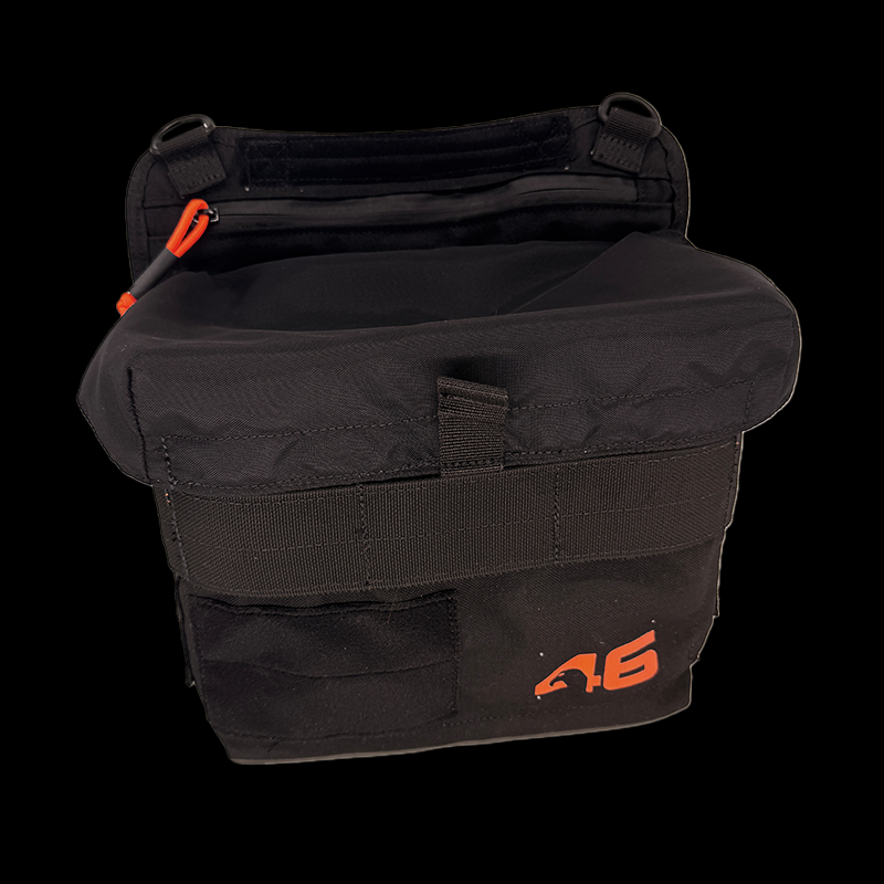 Atlas46 Benjamin Electrician Technician Bag V2, Black/Orange A46-11-00080-1193-00