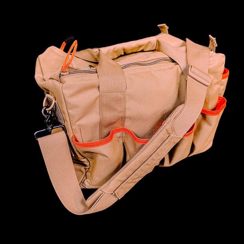 Atlas46 Sierra Nevada Tool Hi-Viz Interior Gear Bag V2, Coyote/Orange A46-11-00081-1178-00