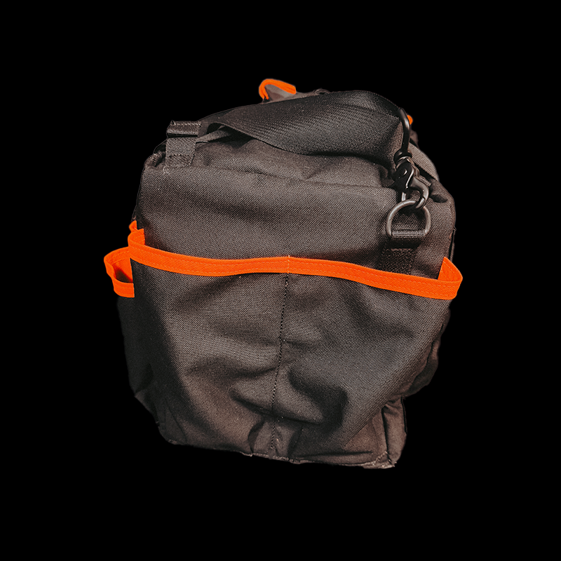 Atlas46 Sierra Nevada Tool Hi-Viz Interior Gear Bag V2, Black/Orange A46-11-00081-1193-00