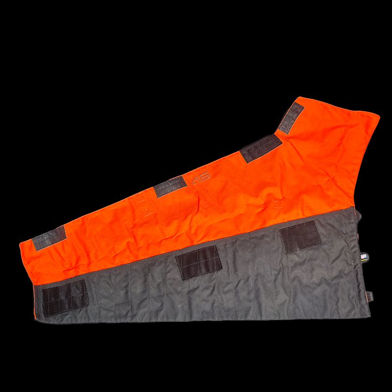Atlas46 20 Slot Wrench Roll Pouch, Black/Orange A46-11-00090-1193-00