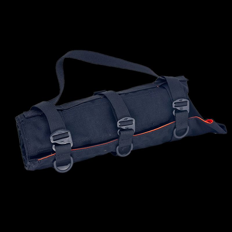 Atlas46 20 Slot Wrench Roll Pouch, Black/Orange A46-11-00090-1193-00