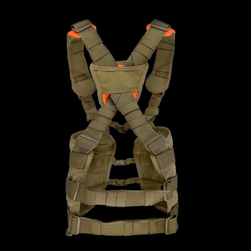 Atlas46 Stratos Open Core Tool Vest V2, Coyote/Orange A46-12-00009-1178-00