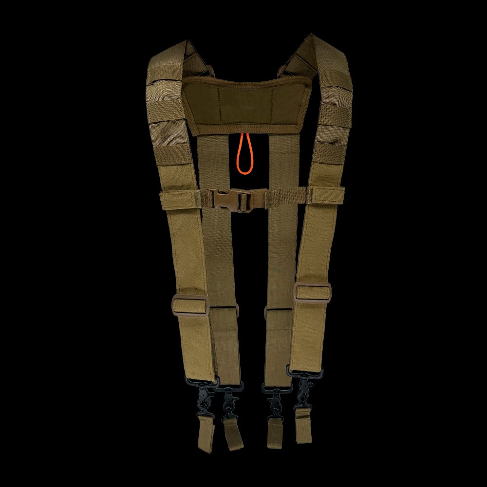 Atlas46 Heavy Duty Comfort Suspenders V3, Coyote A46-15-00095-1178-00