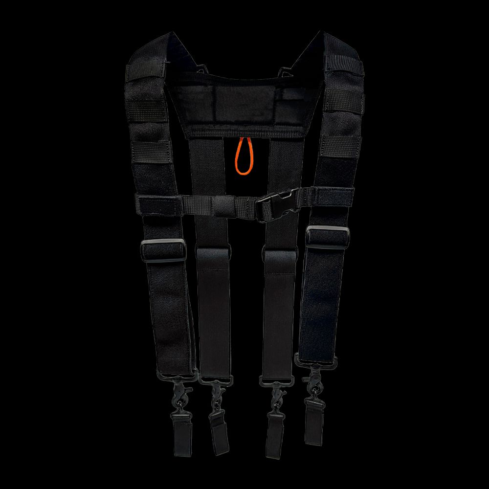 Atlas46 Heavy Duty Comfort Suspenders V3, Black A46-15-00095-1193-00