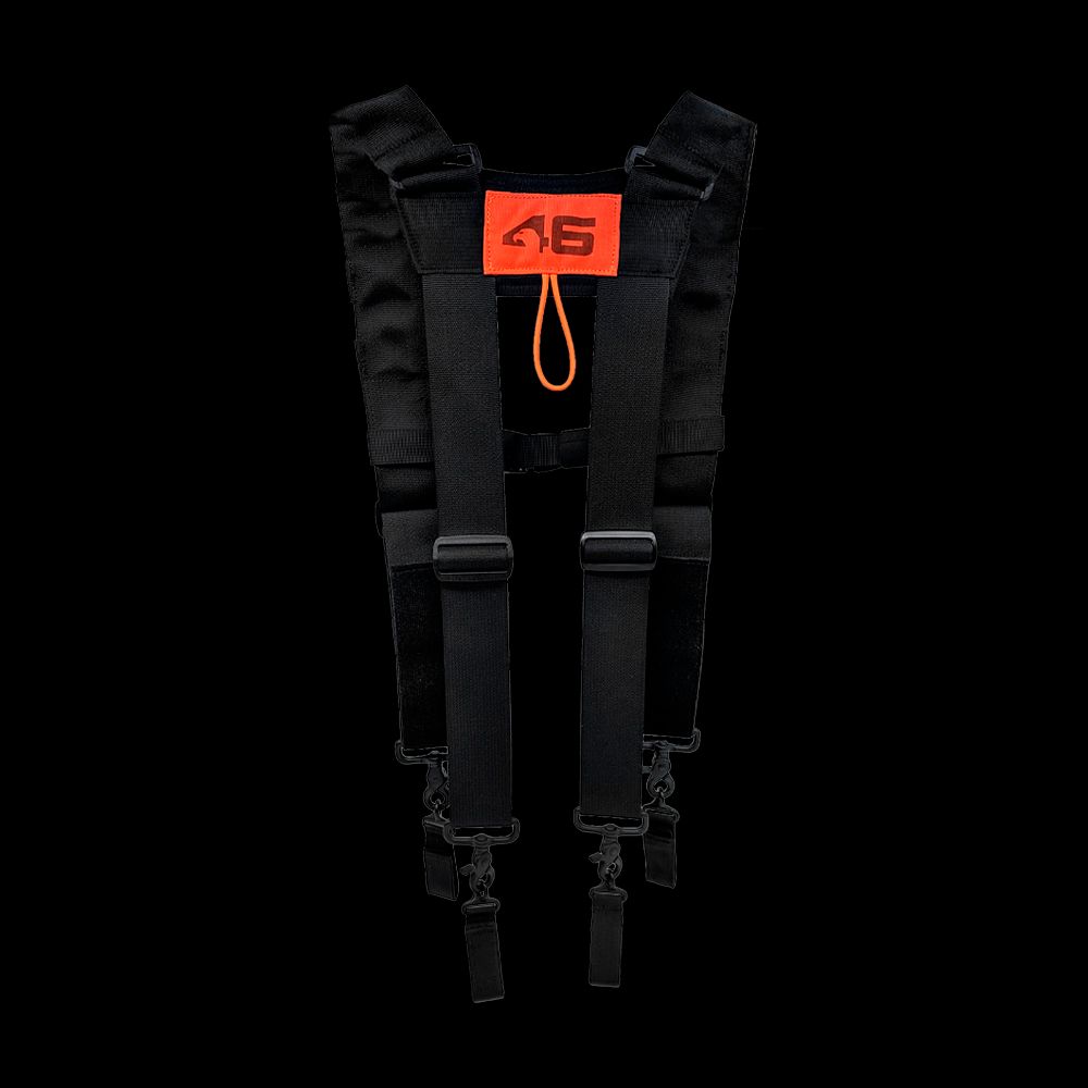 Atlas46 Heavy Duty Comfort Suspenders V3, Black A46-15-00095-1193-00