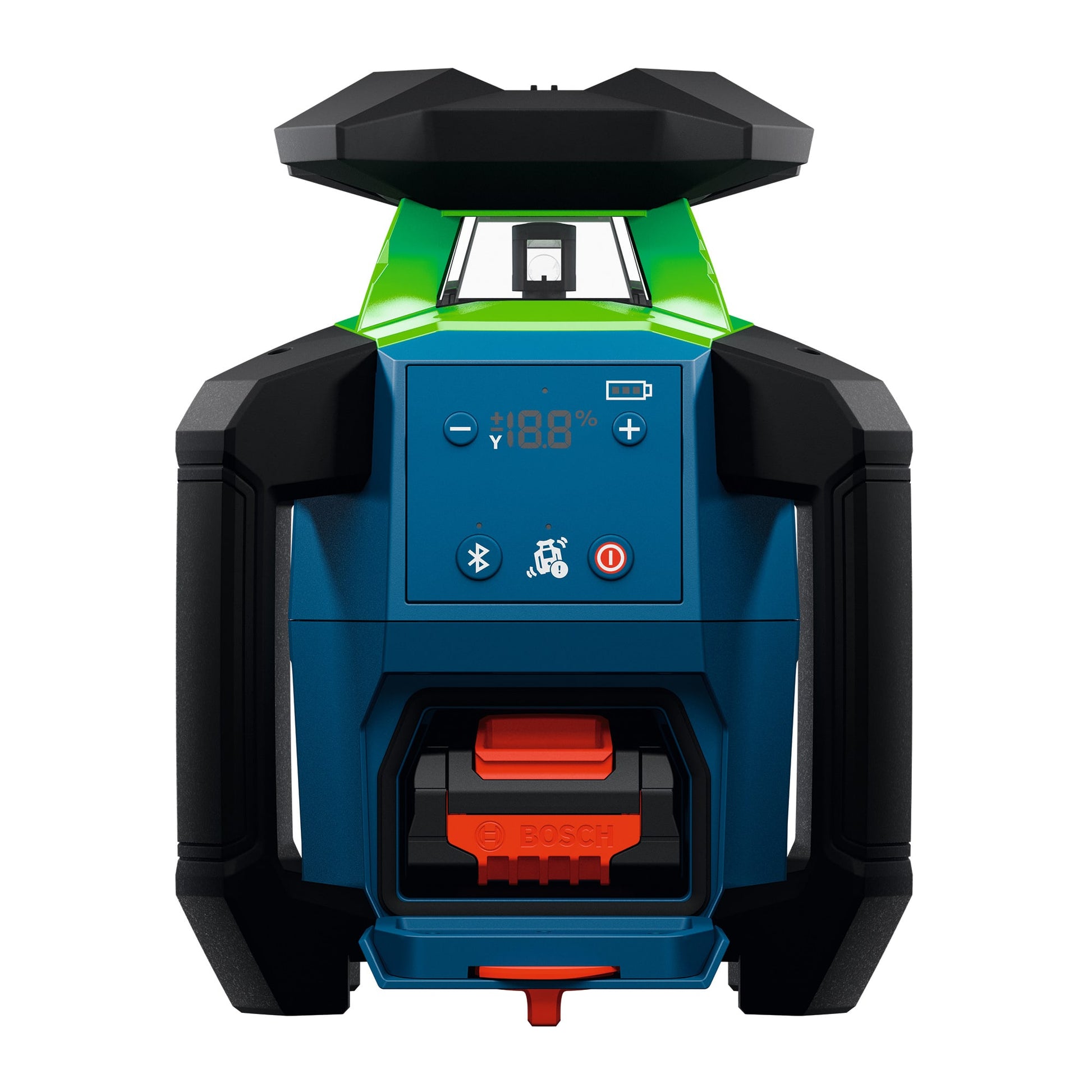 Bosch 18V Green-Beam Horizontal/Vertical Rotary Laser Kit with Carrying Case GRL18V-34K
