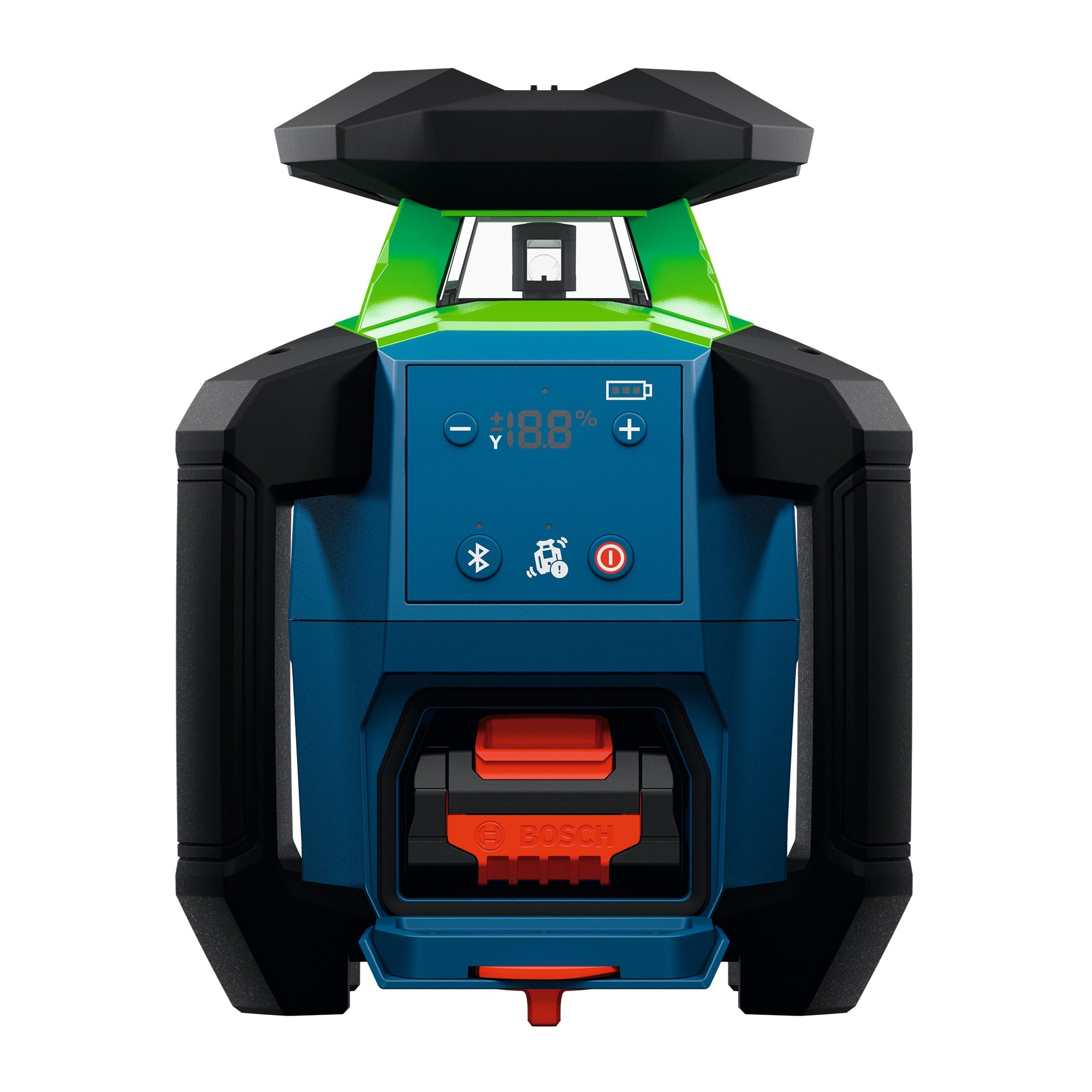 Bosch 18V Green-Beam Horizontal/Vertical Rotary Laser Kit with Carrying Case GRL18V-34K