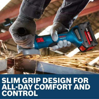 Bosch 18V Brushless 4-1/2" Angle Grinder with Slide Switch (Bare Tool) GWS18V-8-2N