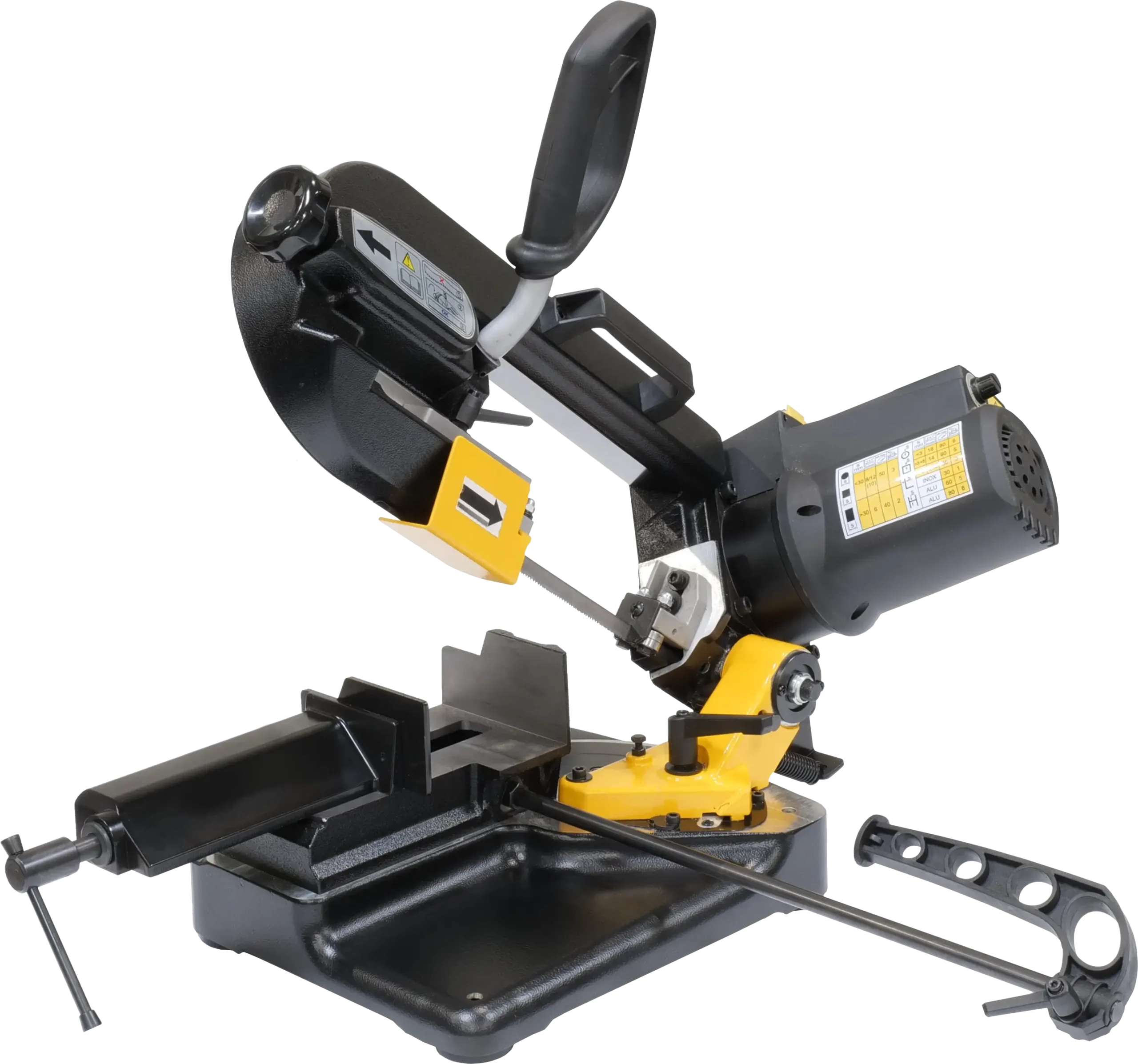 Dake Machinery B:5 4.92 in. Variable Speed Horizontal Metal Bandsaw, 1 HP, 120V MHBAND5X5