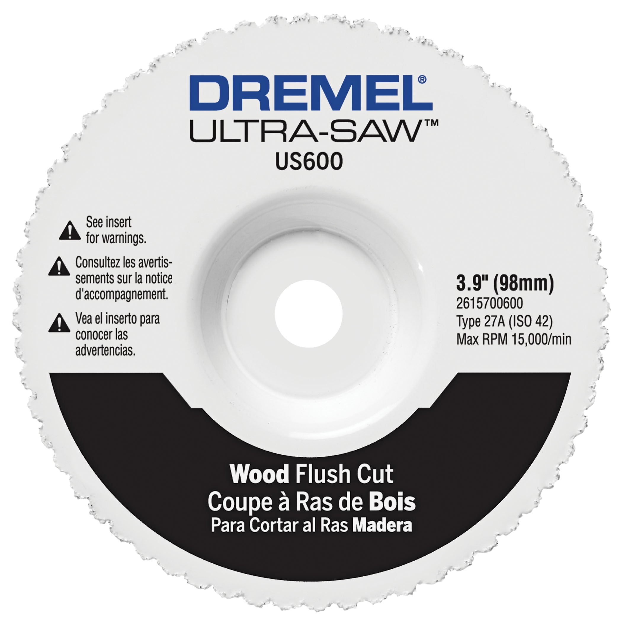 Ultra-Saw  4 in. Premium Carbide Wood and Plastic Flush Cut Wheel