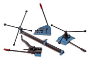 Baileigh MPB-40, 4 Piece Set of Metal Forming Tools, Includes Scroll Bender, Right Angle Bender, Bar Twister, Shear 1005662