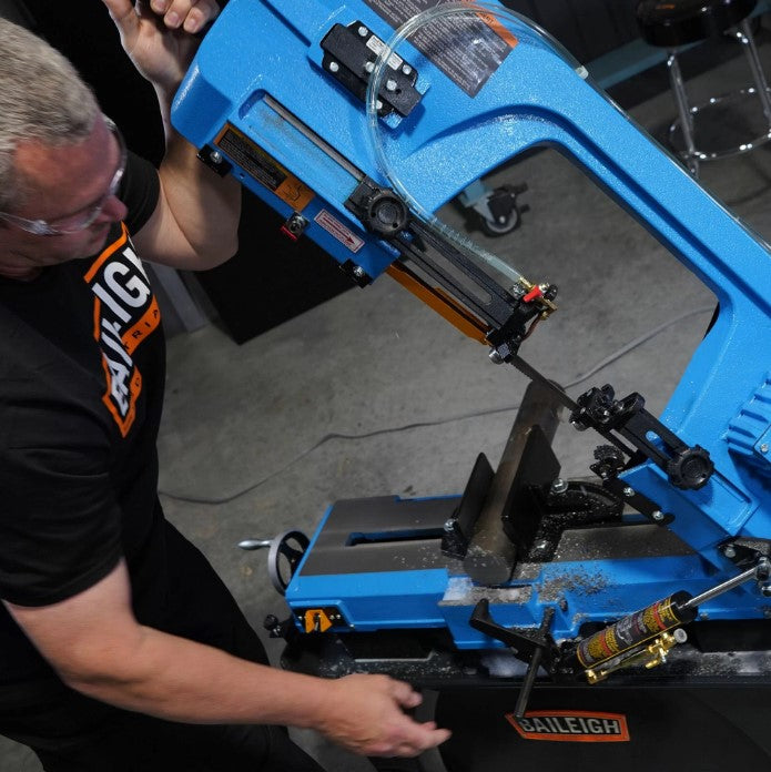 Baileigh 7x12 Horizontal/Vertical Bandsaw w/Coolant System| BHVBS-712B BA1-375