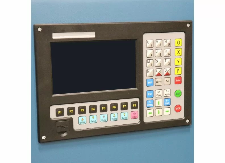 Baileigh PT-48AH-W; 220V 1Phase 4' x 8' CNC Plasma Cutting Table with Automatic Torch Height Control and Water Table 1225308