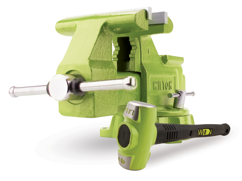 Jet SE 6.5 in. Utility Bench Vise & B.A.S.H. 20412 Sledge Hammer 11128BH