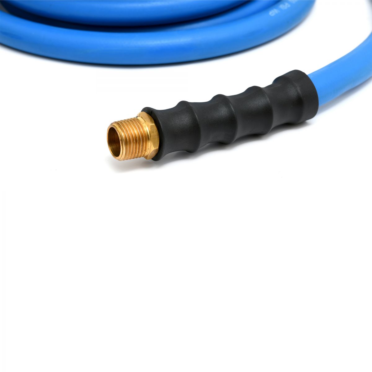 Blubird 1/2" X 15' Rubber Air Hose Assembly 1/2" Male-NPT, 2-Pack BB1215-2PK