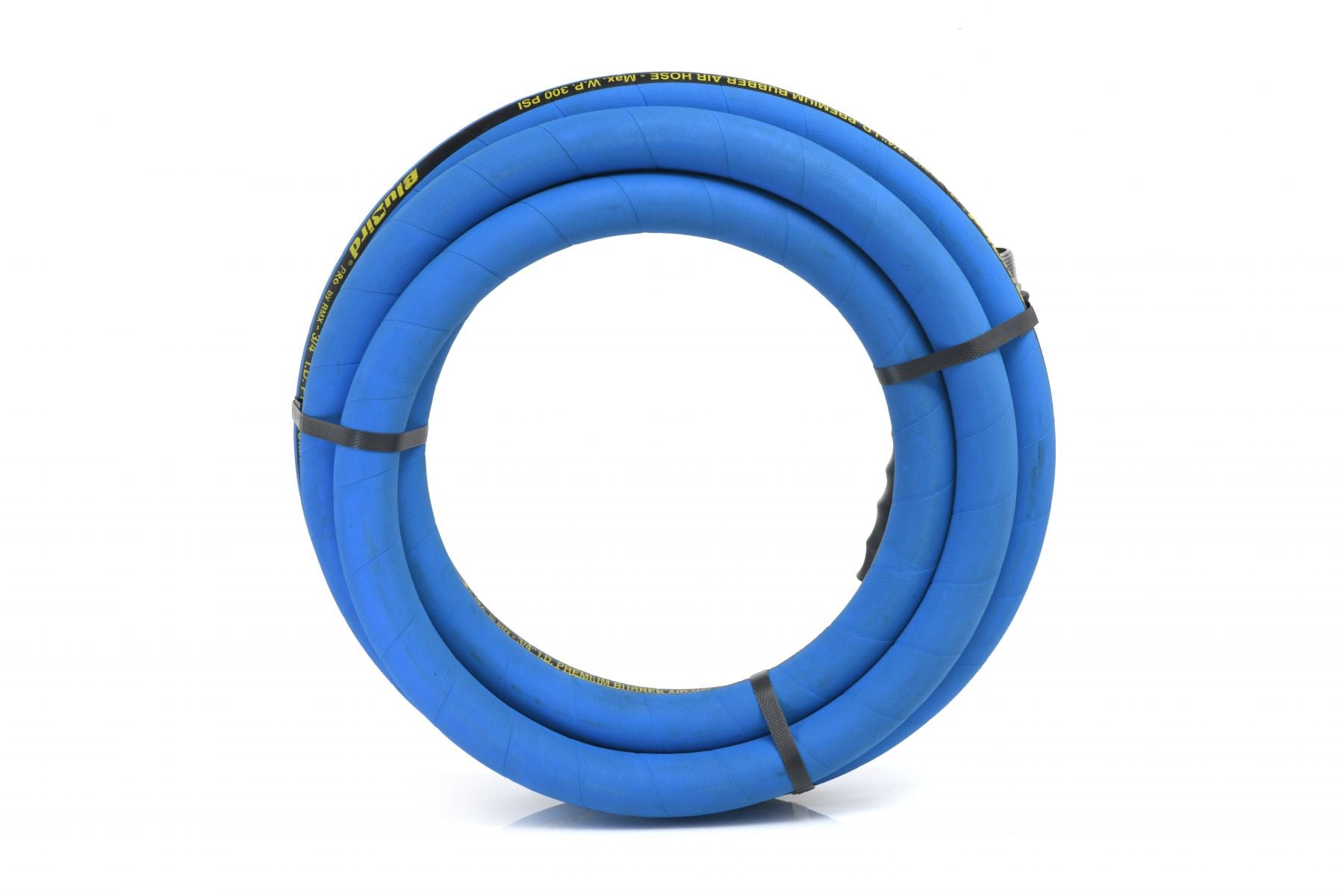 Blubird 3/4" X 15' Pro Rubber Air Hose Assembly 3/4" Male-NPT BBPRO3415