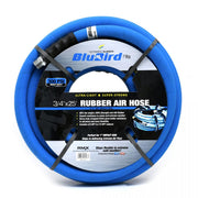 3/4" X 25' Pro Rubber Air Hose Assembly 3/4" Male-NPT
