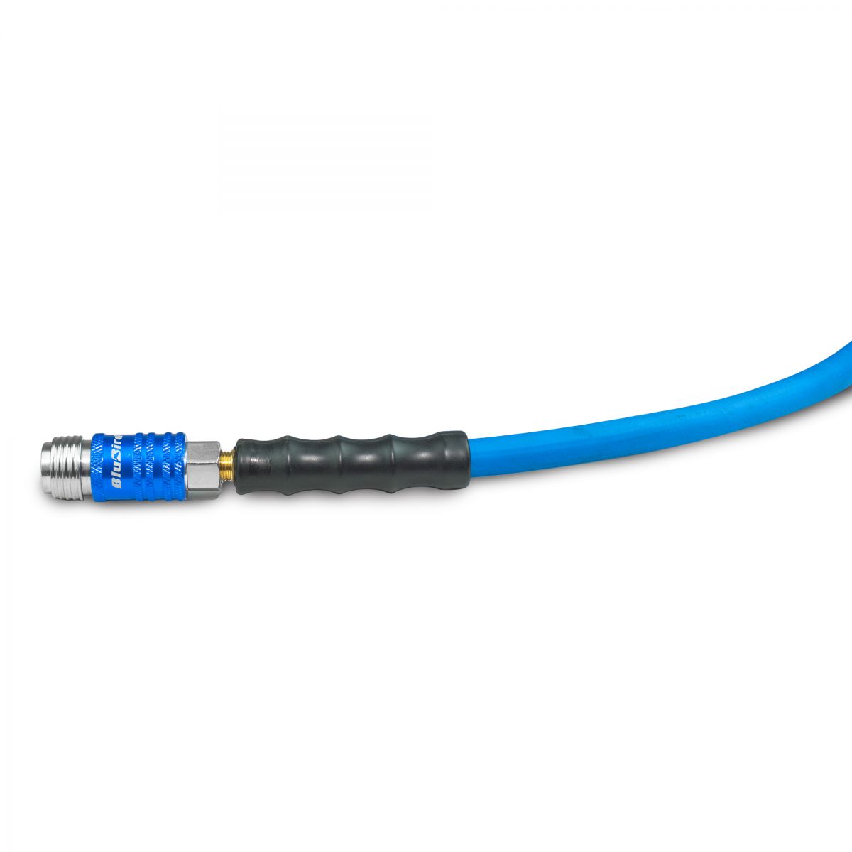 Blubird 3/8" X 50' Rubber Air Hose Assembly 3/8" Male-NPT with Universal 5 in 1 Coupler BB3850-5CP