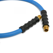 1/2" X 3' Rubber Air Hose Lead In 1/2" Male-NPT, 2-Pack