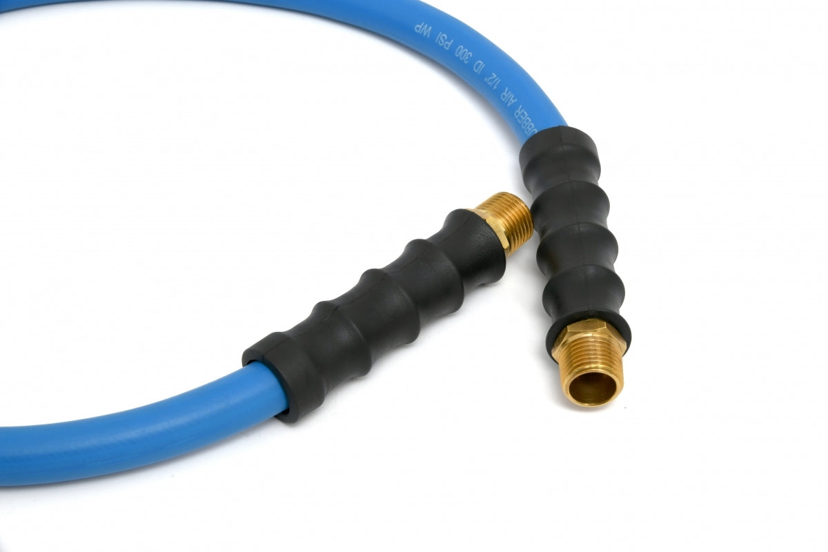 Blubird 1/2" X 3' Rubber Air Hose Lead In 1/2" Male-NPT BBLD1203