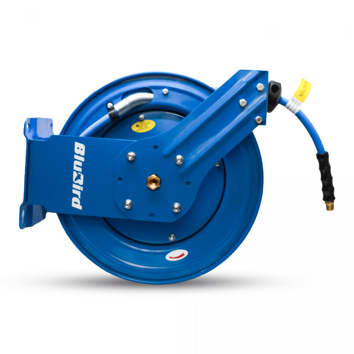 1/2" X 100' Air Hose Dual Arm XL 18 Gauge Retractable Reel w/ 3' Jumper Hose 3/8" Male-NPT