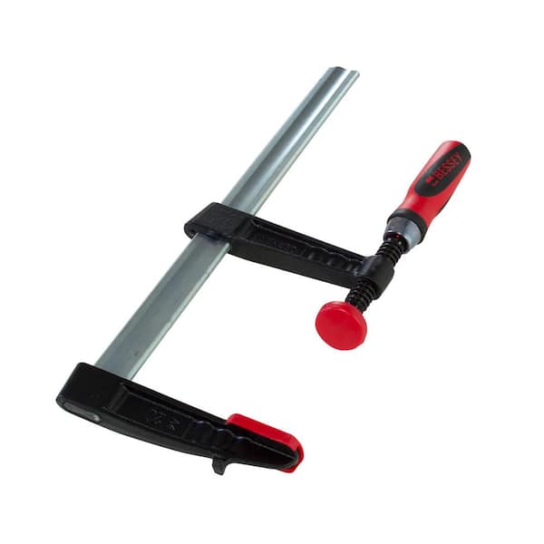 Bessey Tools 40 in. Malleable Cast Bar Clamp, 4-1/2 in. Throat Depth, Wood Handle TG4.540
