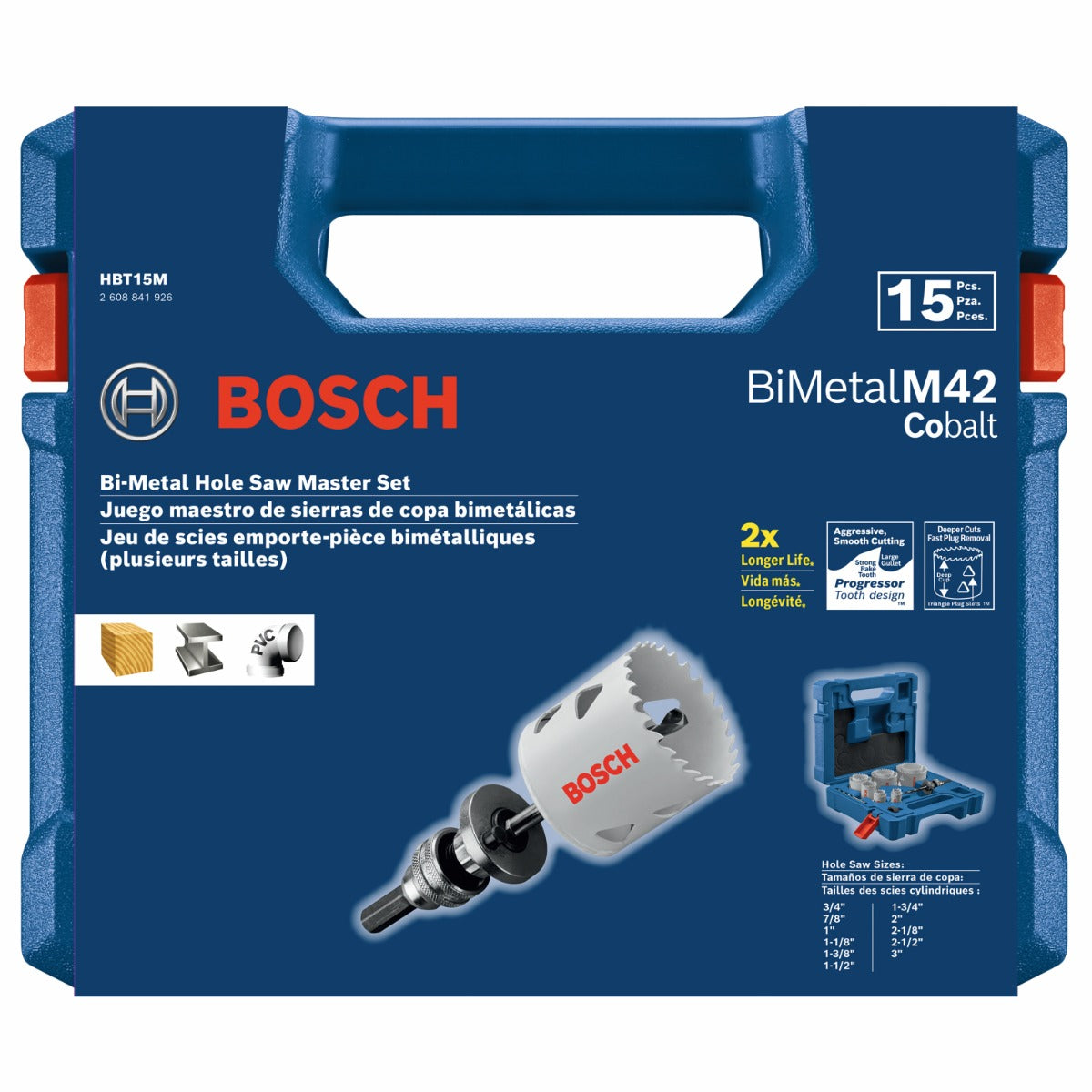 Bosch Bi-Metal Hole Saw Set