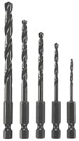Bosch 5 pc Impact Tough Black Oxide Drill Bit Set BL5IM
