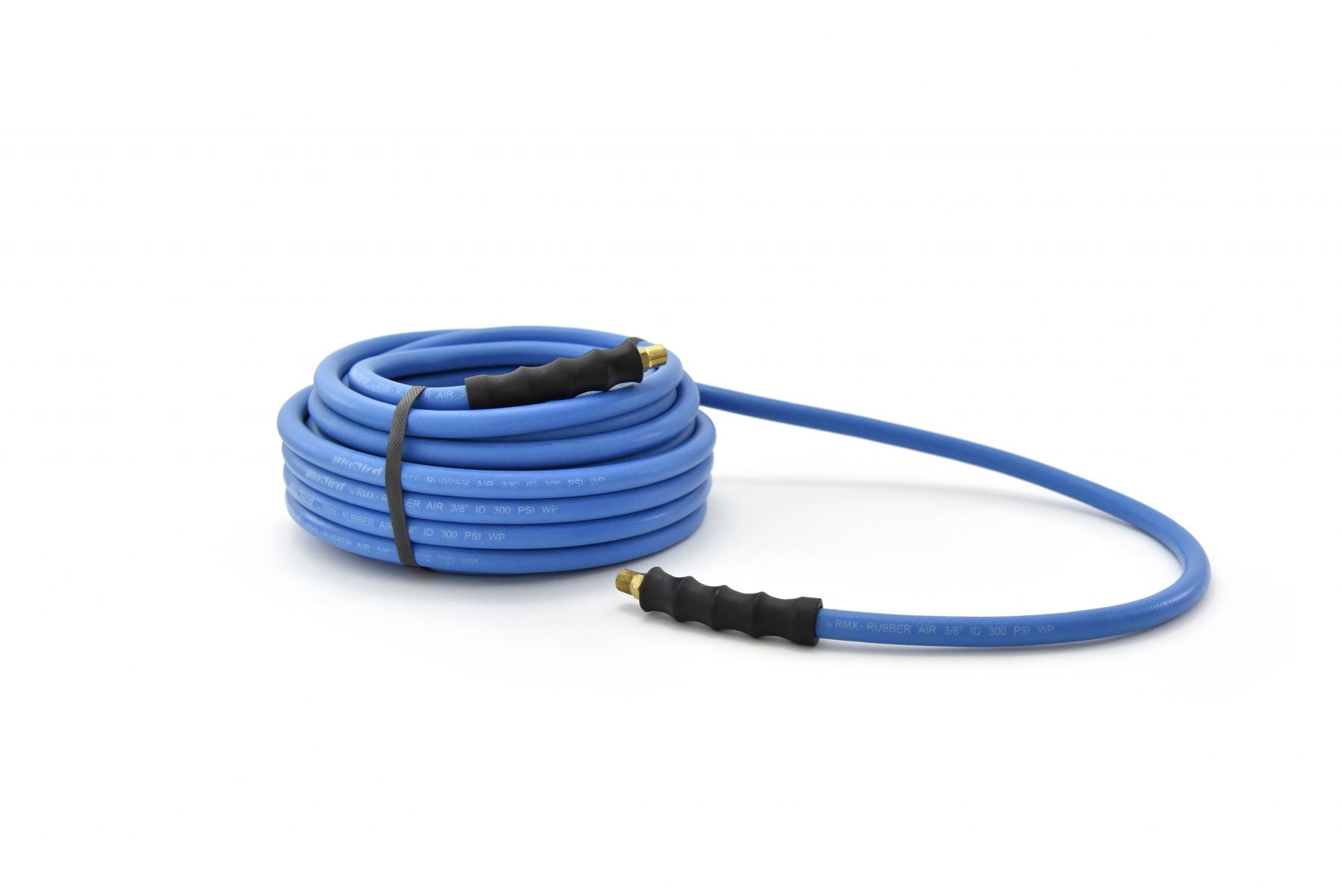 Blubird 3/8" X 100' Rubber Air Hose Assembly 3/8" Male-NPT BB38100