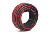 3/8" X 50' Dino-Hide Rubber Air Hose Assembly 3/8" Male-NPT
