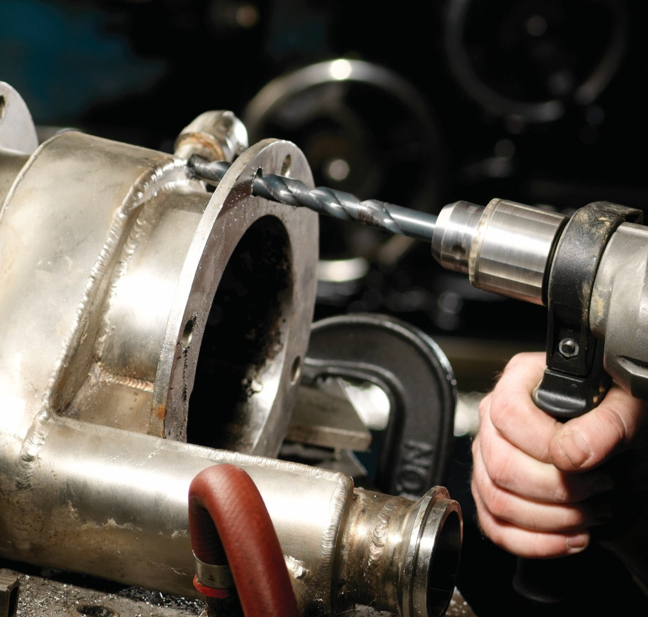 Bosch 9/64 x 6" Extra Length Aircraft Black Oxide Drill Bit BL2636