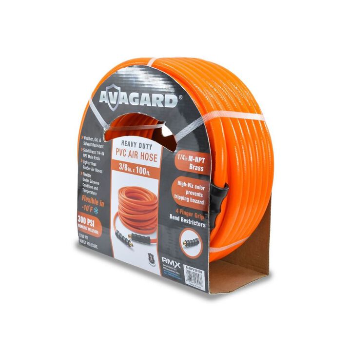 Blubird Avagard 3/8 in. x 100 ft. PVC Air Hose AVGPV38100