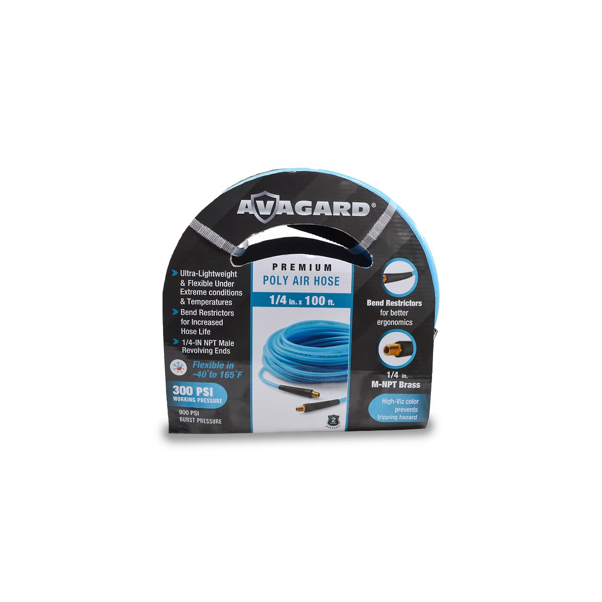 Blubird Avagard 1/4 in. X 100 ft. Polyurethane Air Hose AVGPU14100