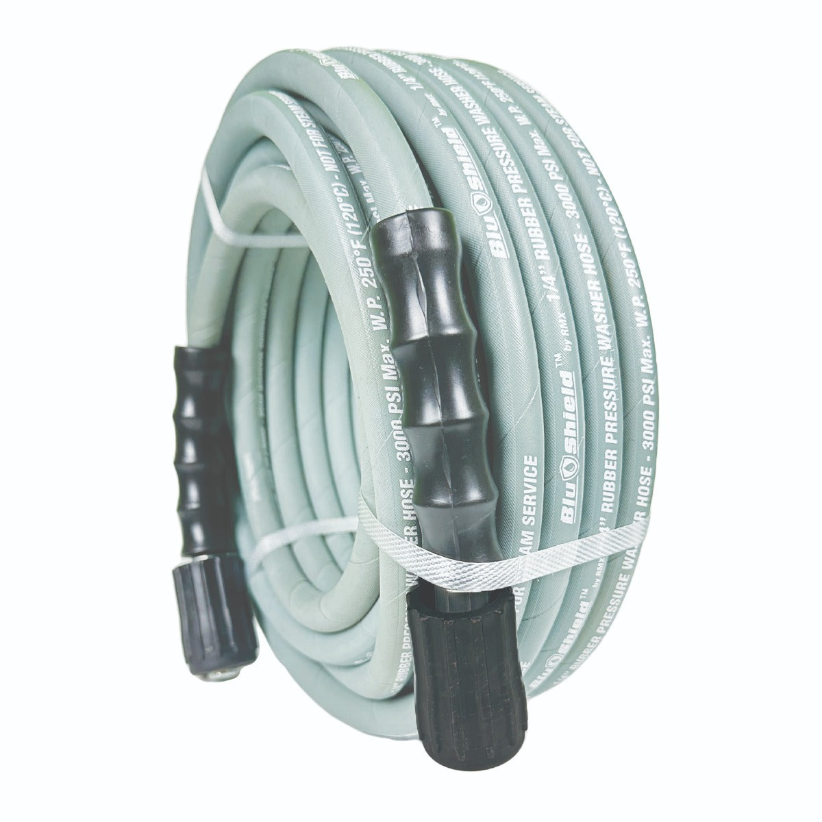 Blubird Blu Shield 1/4" X 25' Pressure Washer Hose Assembly w/ M22 Fittings Non Marking PW1425-NM